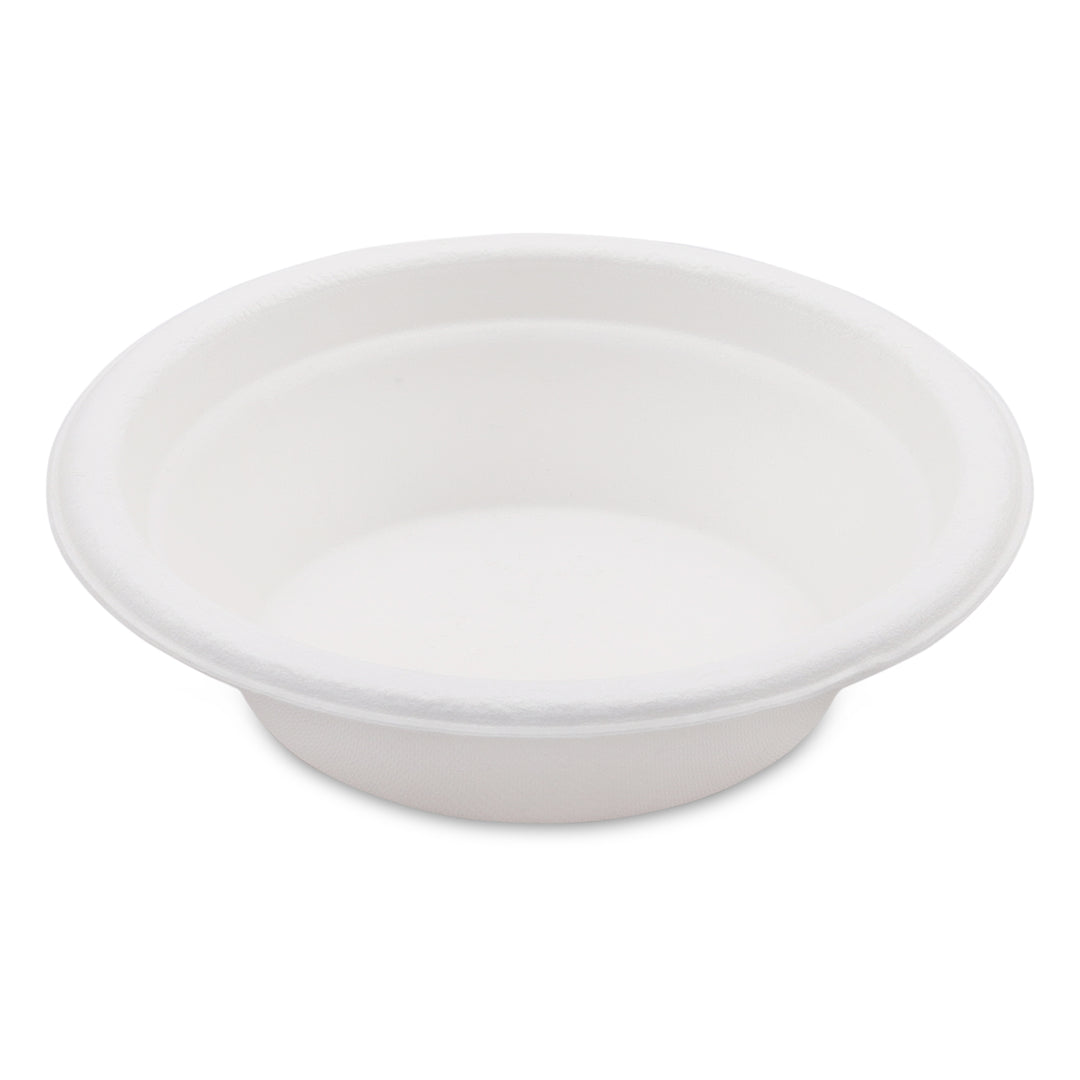 HARSHU 360ml Round Sugarcane Bagasse bowls (50 per pack)