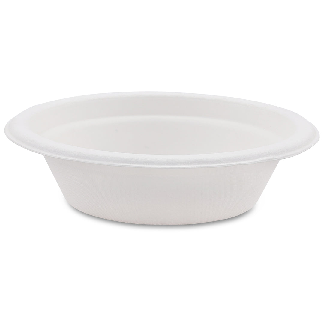 HARSHU 360ml Round Sugarcane Bagasse bowls (50 per pack)