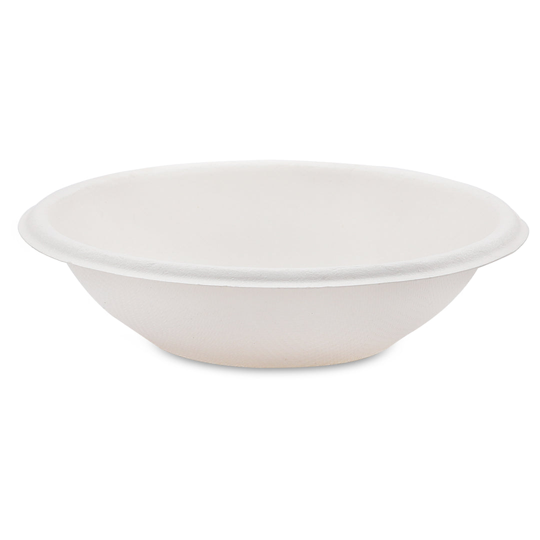 HARSHU 180ml Round Sugarcane Bagasse bowls (50 per pack)