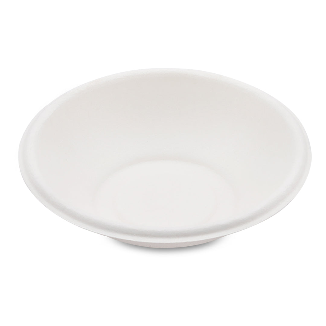 HARSHU 180ml Round Sugarcane Bagasse bowls (50 per pack)