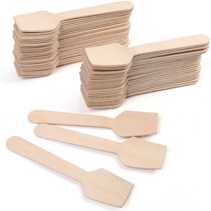 Harshu Disposable Wooden Spoon 95 mm | Mini Taster Spoon | Ice Cream Spoon | Pastry Spoon | Eco Friendly and biodegradable (Pack of 100)